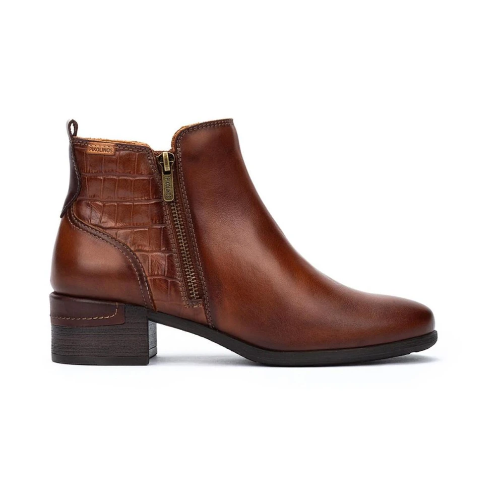 Pikolinos Vrouw Bruin Schoenen Dames, 41 Eu, Malaga Enkellaars