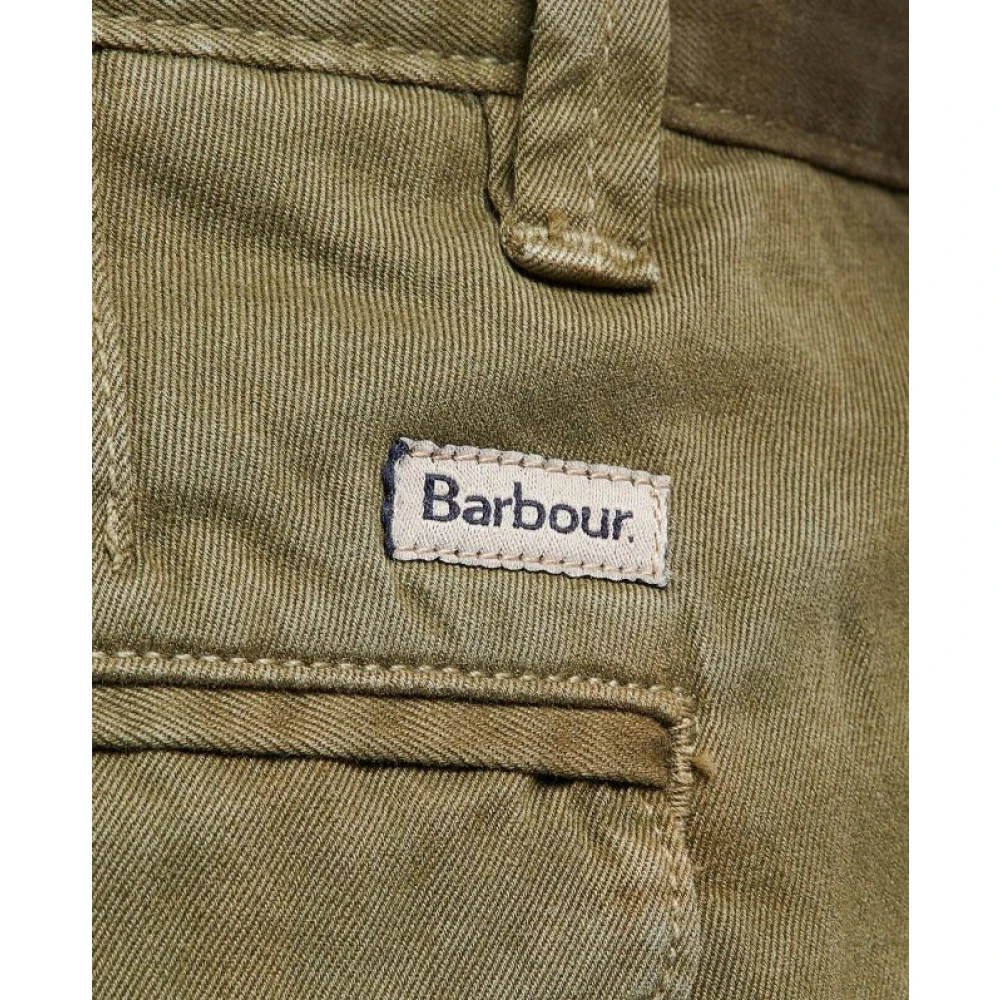 Barbour Twill Shorts Green Heren