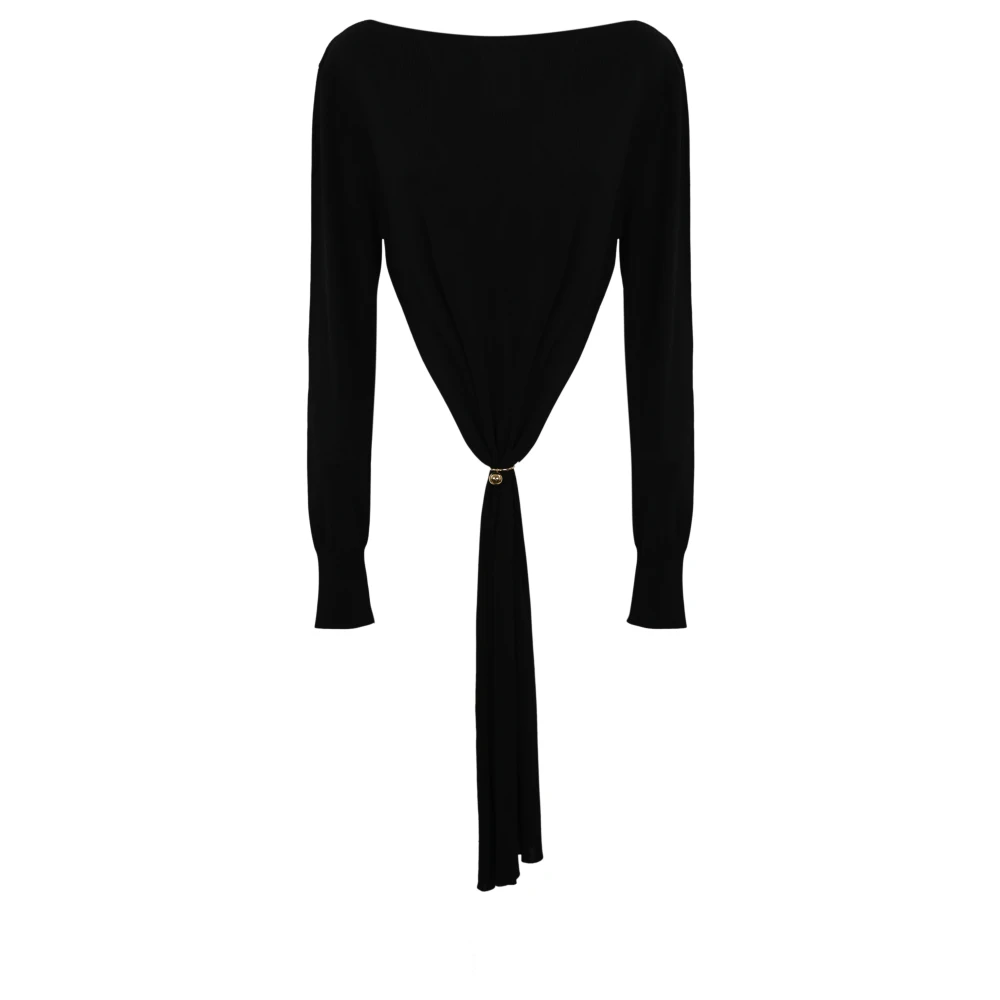 Philosophy di Lorenzo Serafini Round-neck Knitwear Black Dames
