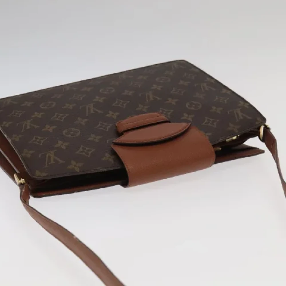 Louis Vuitton Vintage Pre-owned Canvas shoulder-bags Brown Dames