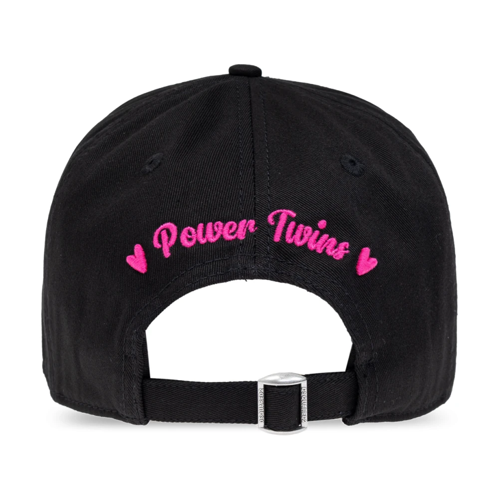 Dsquared2 Baseballpet Black Dames