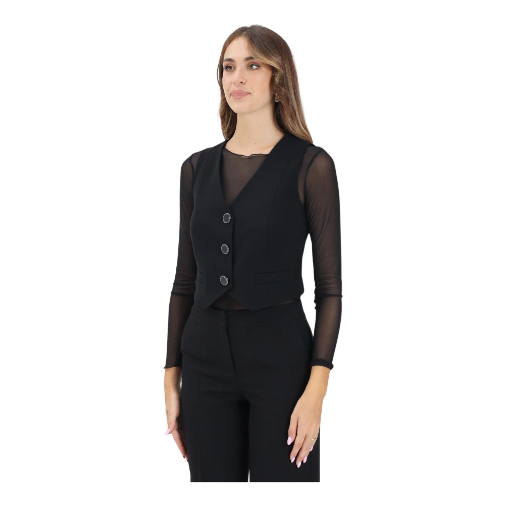 Armani Exchange Damen Schwarz Jacken, K, Sgröße: