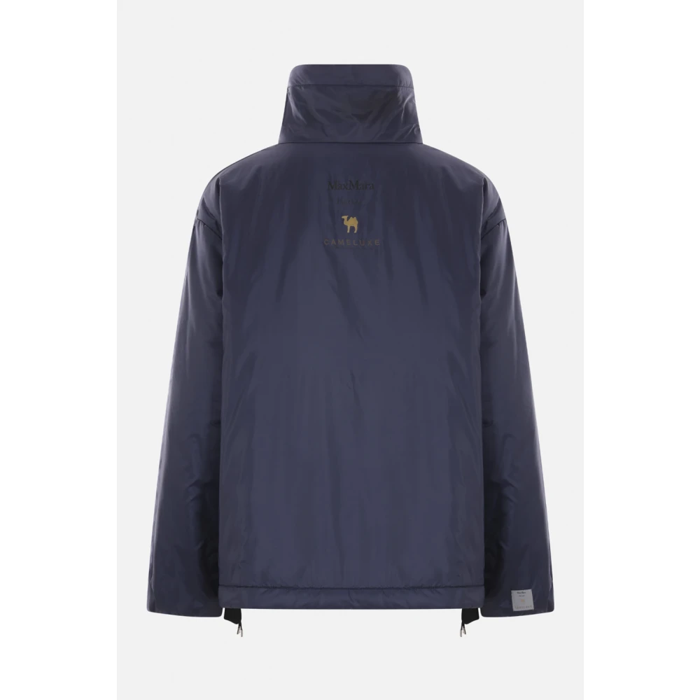 Max Mara Waterafstotende jas met CameLuxe vulling Blue Dames