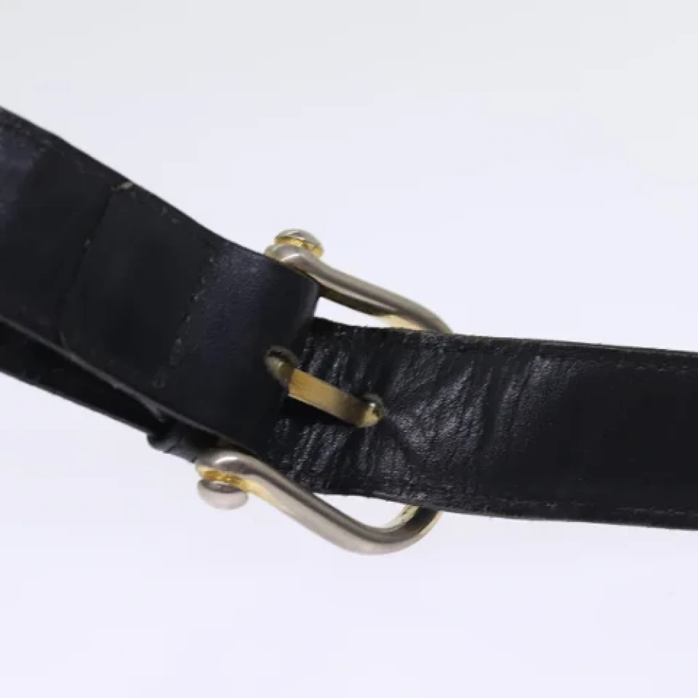 Celine Vintage Pre-owned Canvas shoulder-bags Black Dames