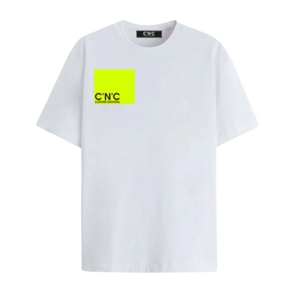 Costume National Heren Regular T-Shirt White Heren