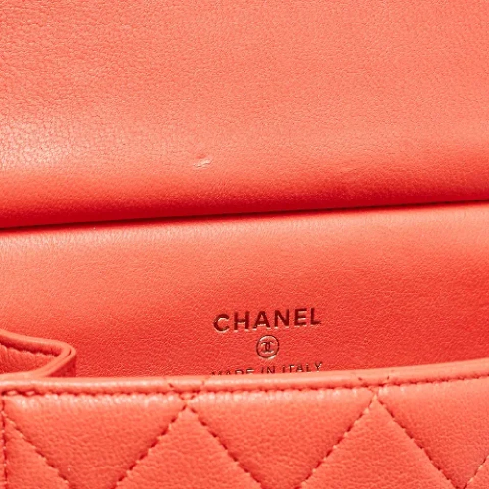 Chanel Vintage Pre-owned Leather clutches Red Dames