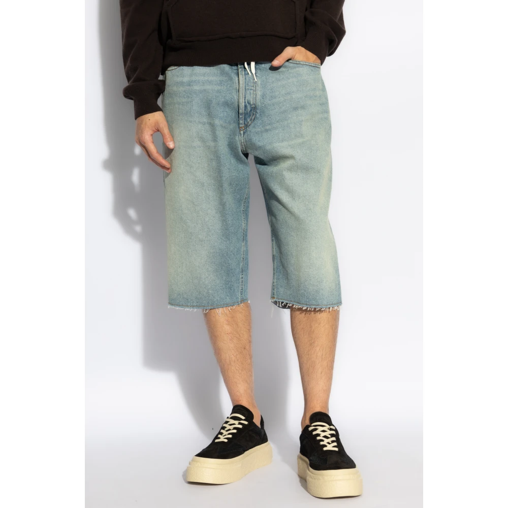 MM6 Maison Margiela Denim Shorts Blue Heren