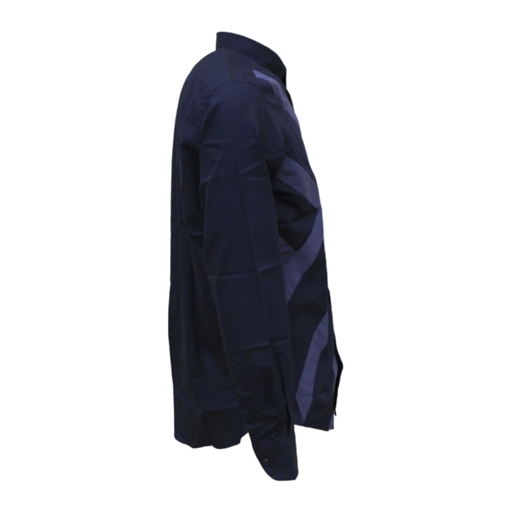 Harmont & Blaine Lange Mouw Shirt Blue Heren