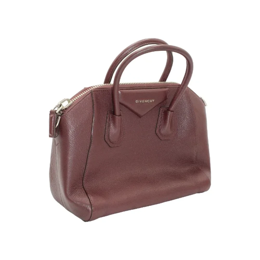 Givenchy Pre-owned Leather handbags Brown Dames
