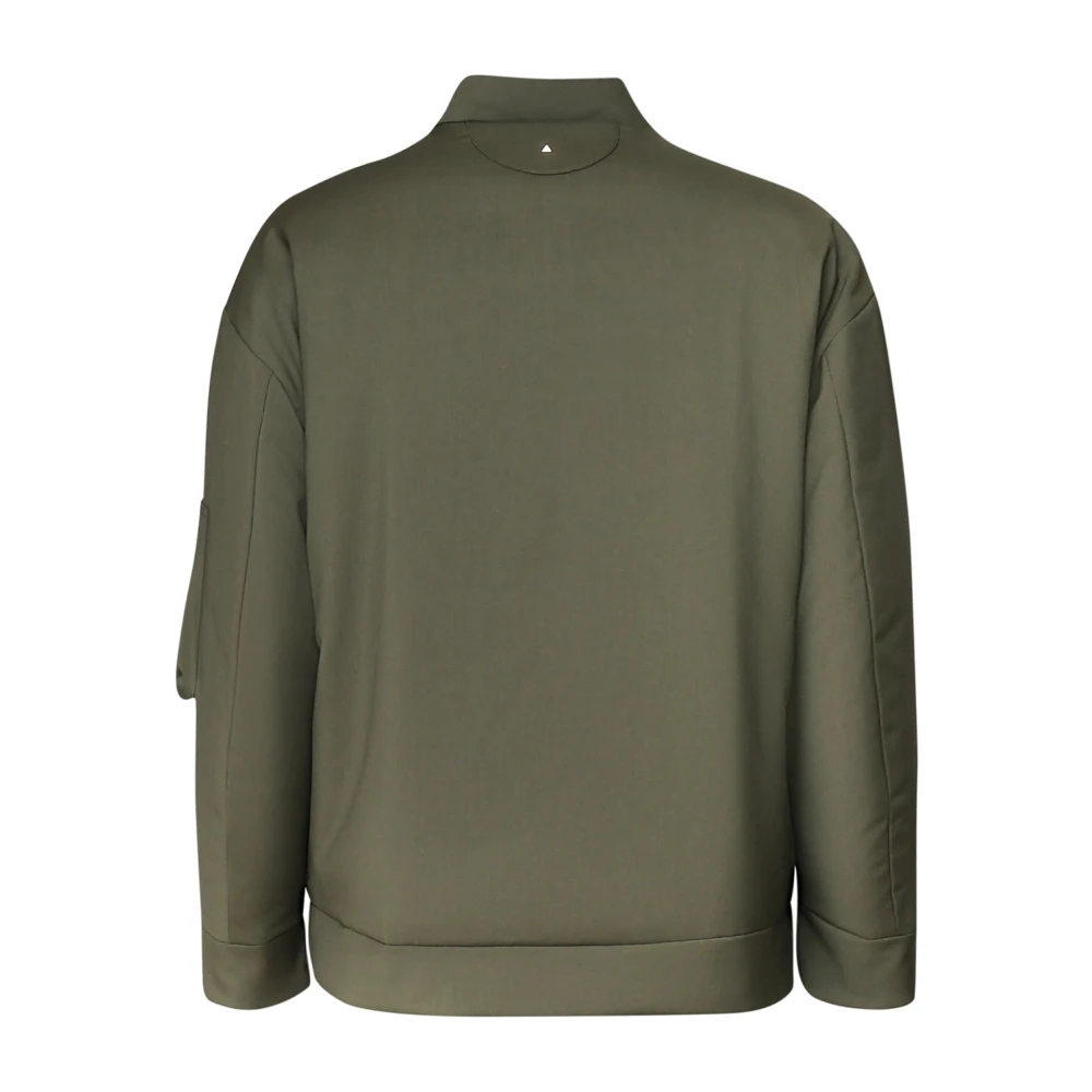 Valentino Garavani Piumino Wol Mohair Jas Collectie Green Heren