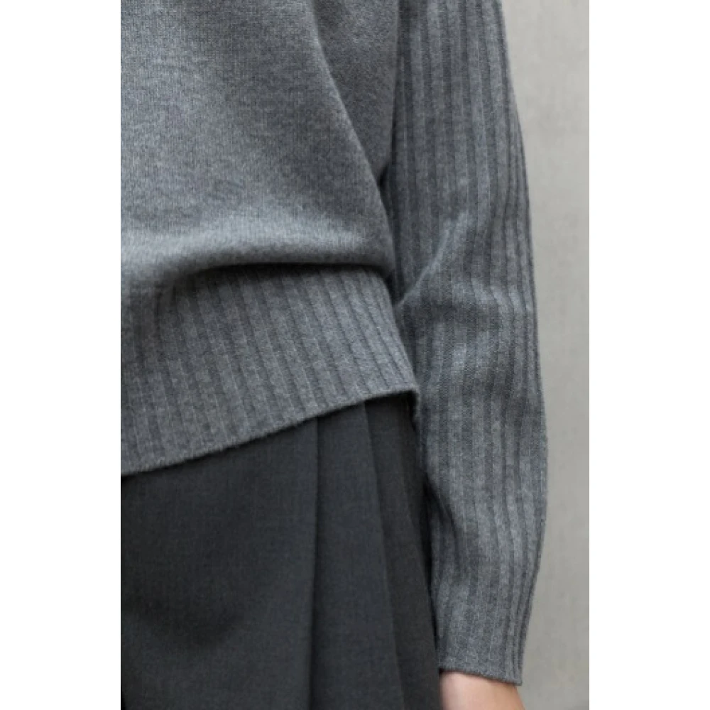 Ecoalf Eucalyptus Wol Raglan Trui Gray Dames