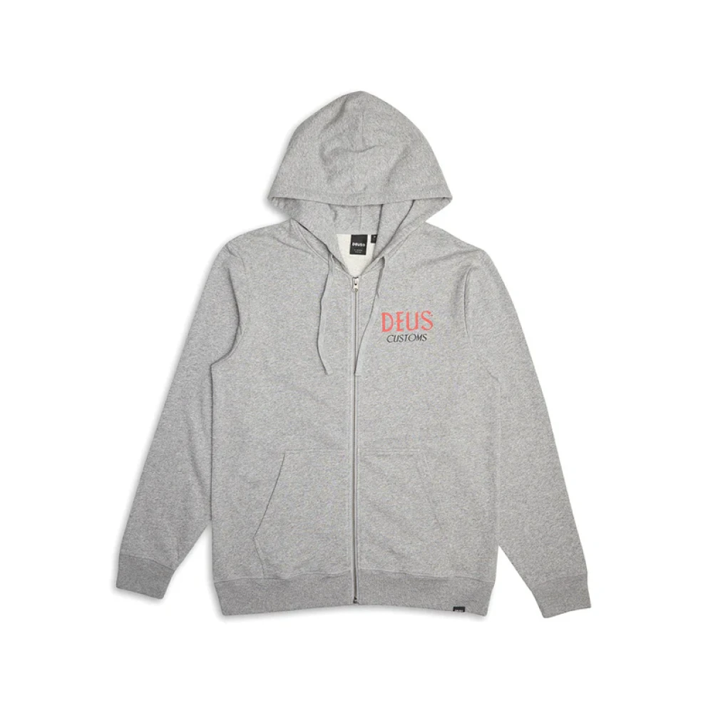 Deus Ex Machina Chinchilla Hoodie voor Mannen Gray Heren