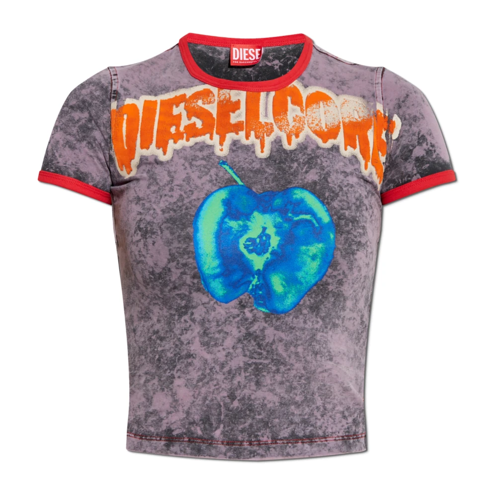 Diesel T-shirt T-Uncuties-Short-Q1 Multicolor Dames