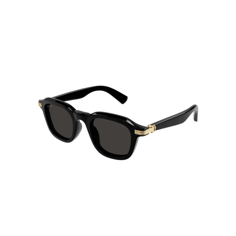 Cartier Men's Black Sunglasses, 49 Mm, Ct0536s 001 Sunglasses