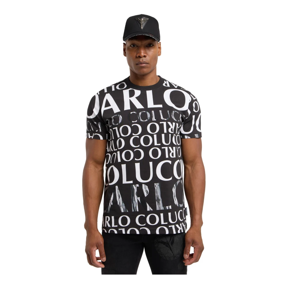 carlo colucci Black Friday T-shirt Black Heren