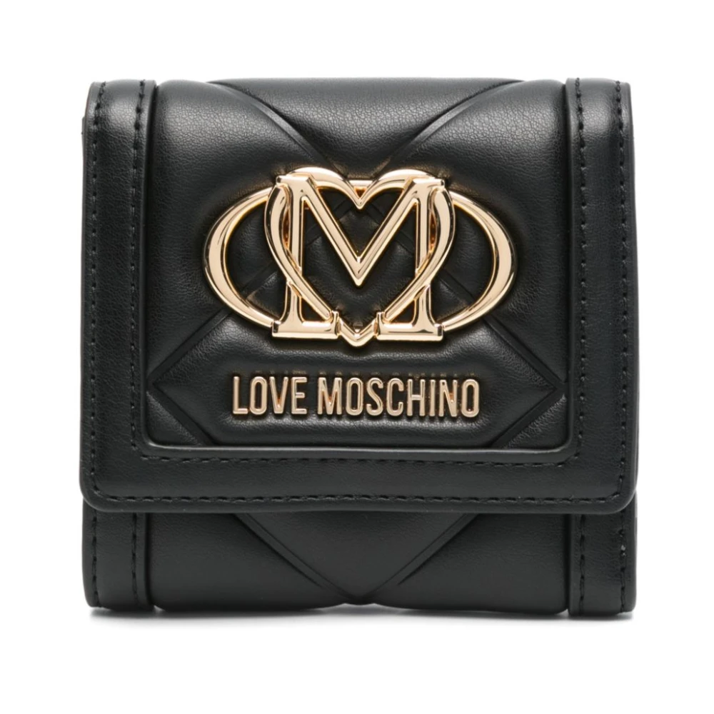 Love Moschino Zwarte Portemonnees voor Stijlvolle Look Black Dames