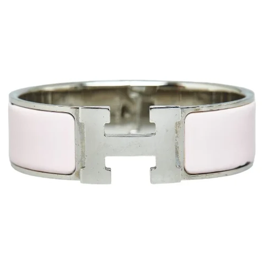 Hermès Vintage Pre-owned Metall armband Pink, Dam