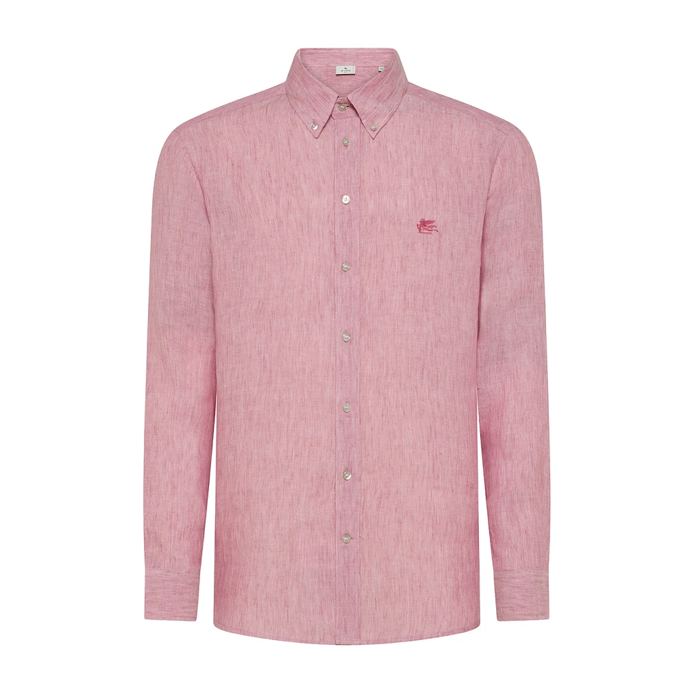 ETRO Roze Overhemd Collectie Pink Heren