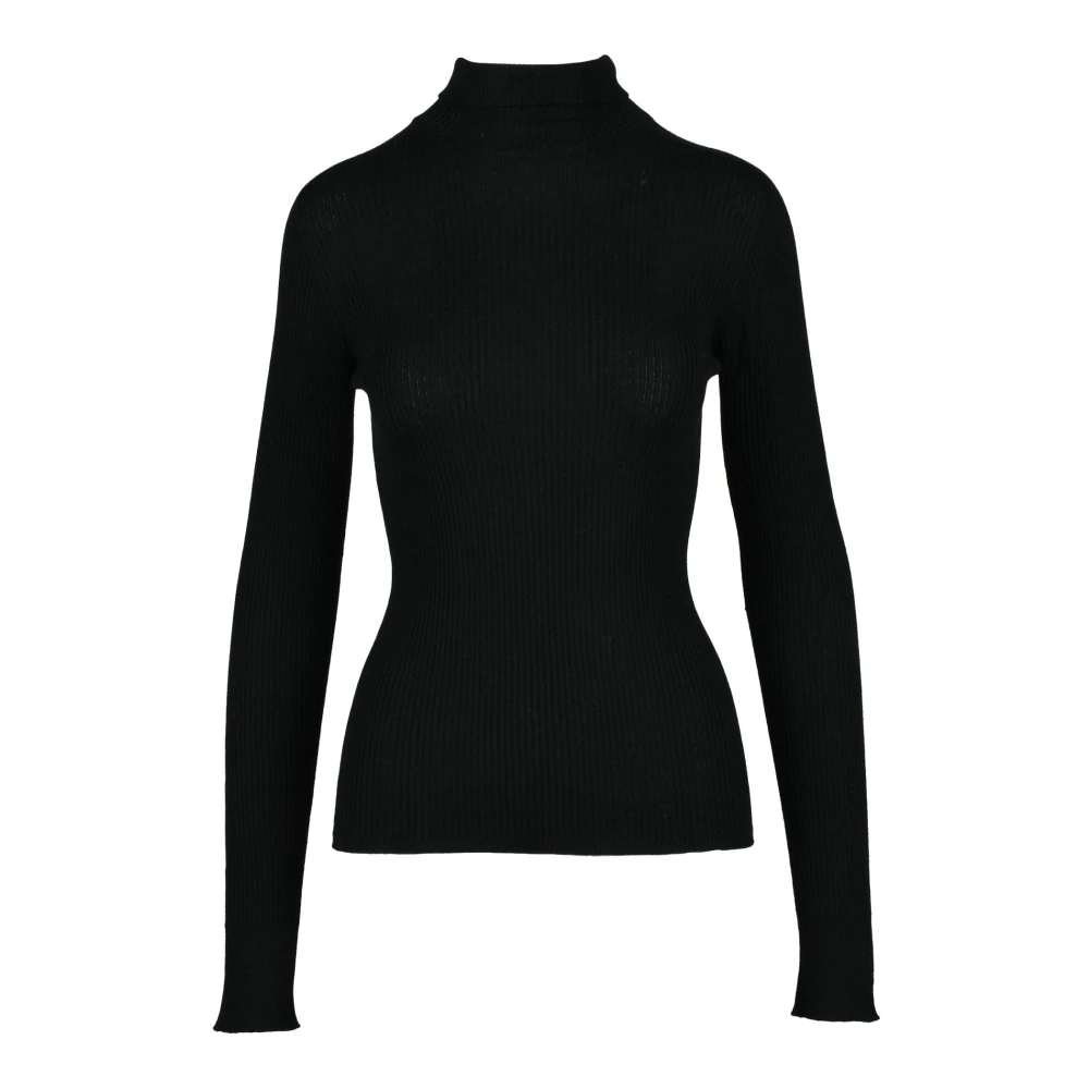 SPORTMAX Wollen Gebreide Trui Black Dames