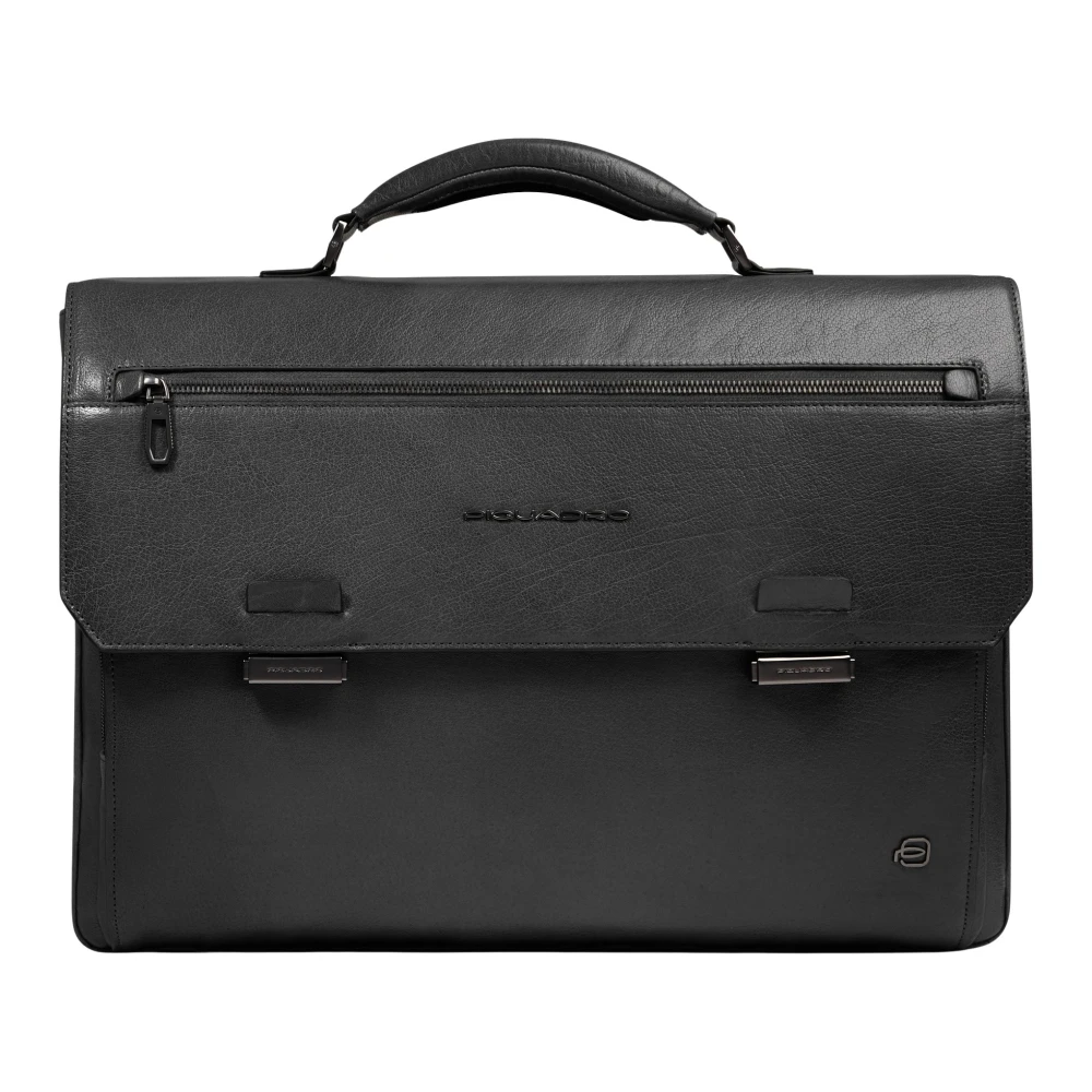 Piquadro Mannelijk Zwart Laptoptas 15,6"