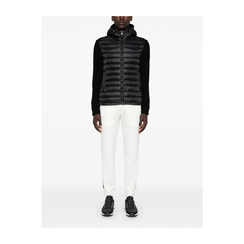Colmar Zwarte Waterdichte Jas met Geribbelde Gebreide Mouwen Black Heren