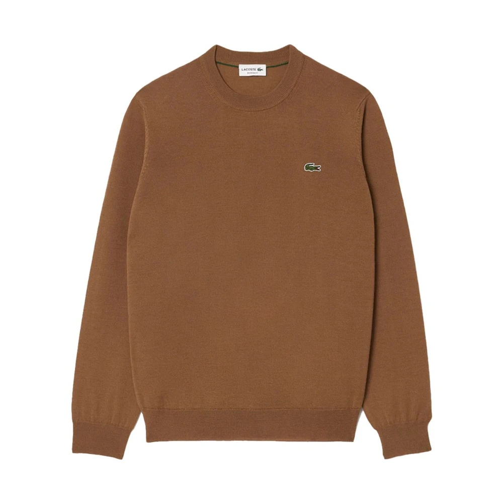 Lacoste Legendarische Tennisgeïnspireerde Trui Beige Heren