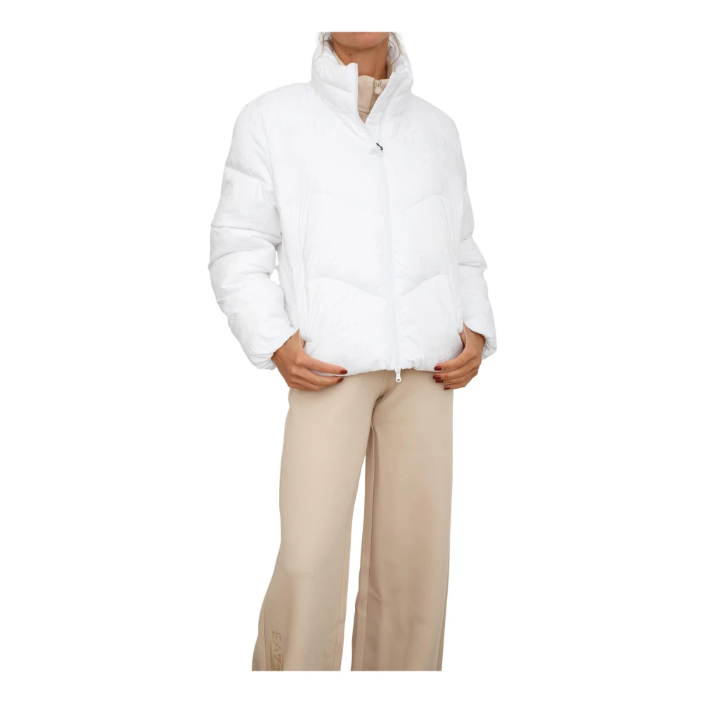 Emporio Armani Ea7 Damen Weiß Jacken, Xsgröße: