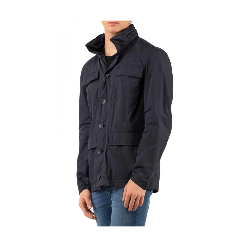 Herno Stijlvolle Blouson Jas Blue Heren