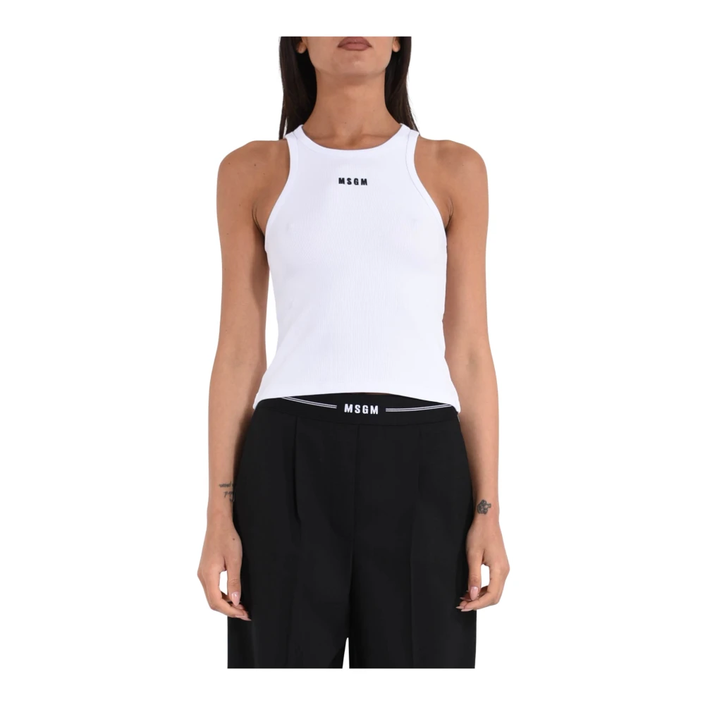 Tops > Sleeveless Tops - - Msgm - Modalova