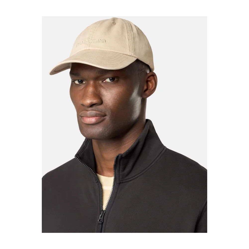 Stone Island Beige Hoeden voor Mannen Beige Heren