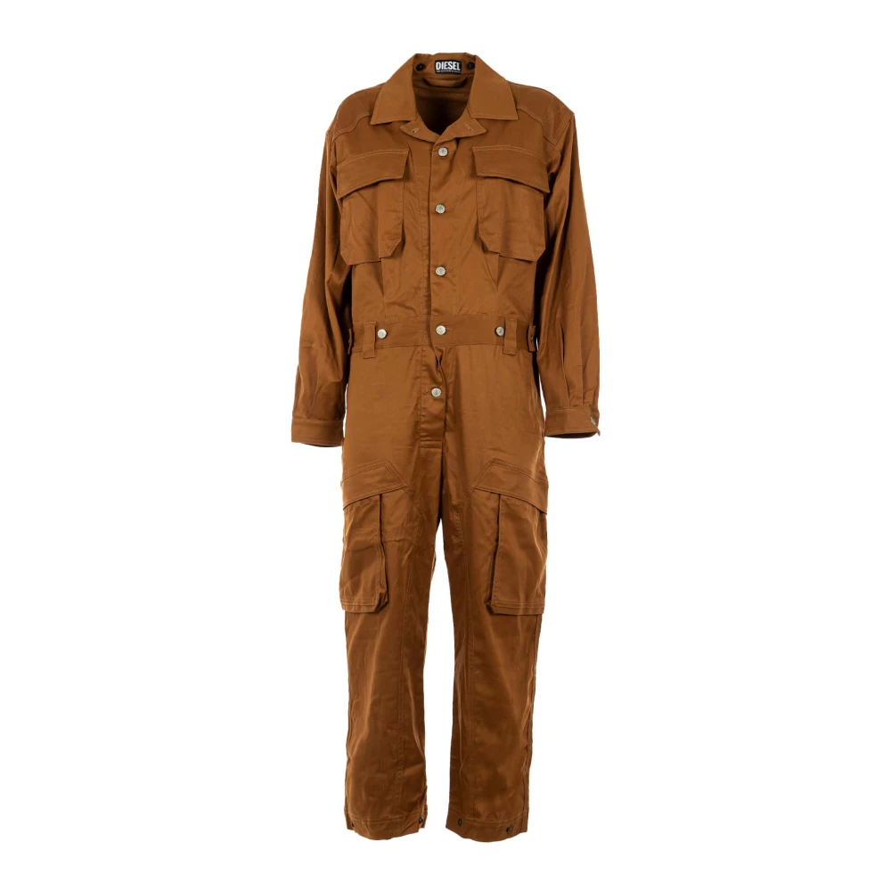 Diesel Dames J-Terra Jumpsuit Brown Dames