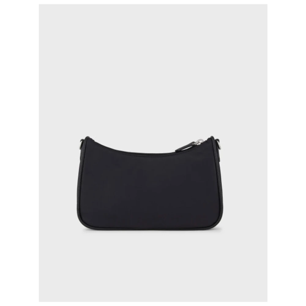 Emporio Armani Trendy Baguette Handtas Black Dames