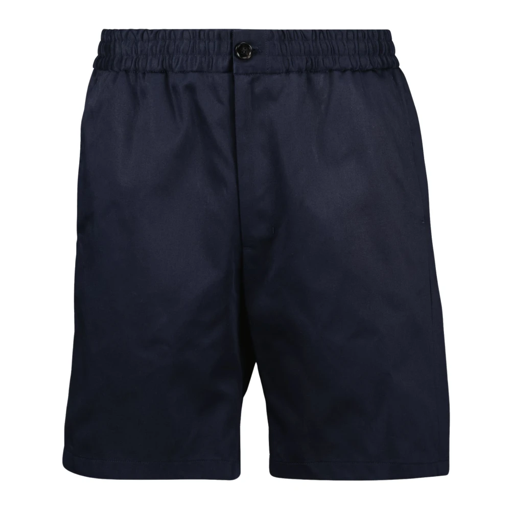 Ami Paris Homme Bleu Shorts, Taille: M Short En Coton Marine Printemps-Été 2025
