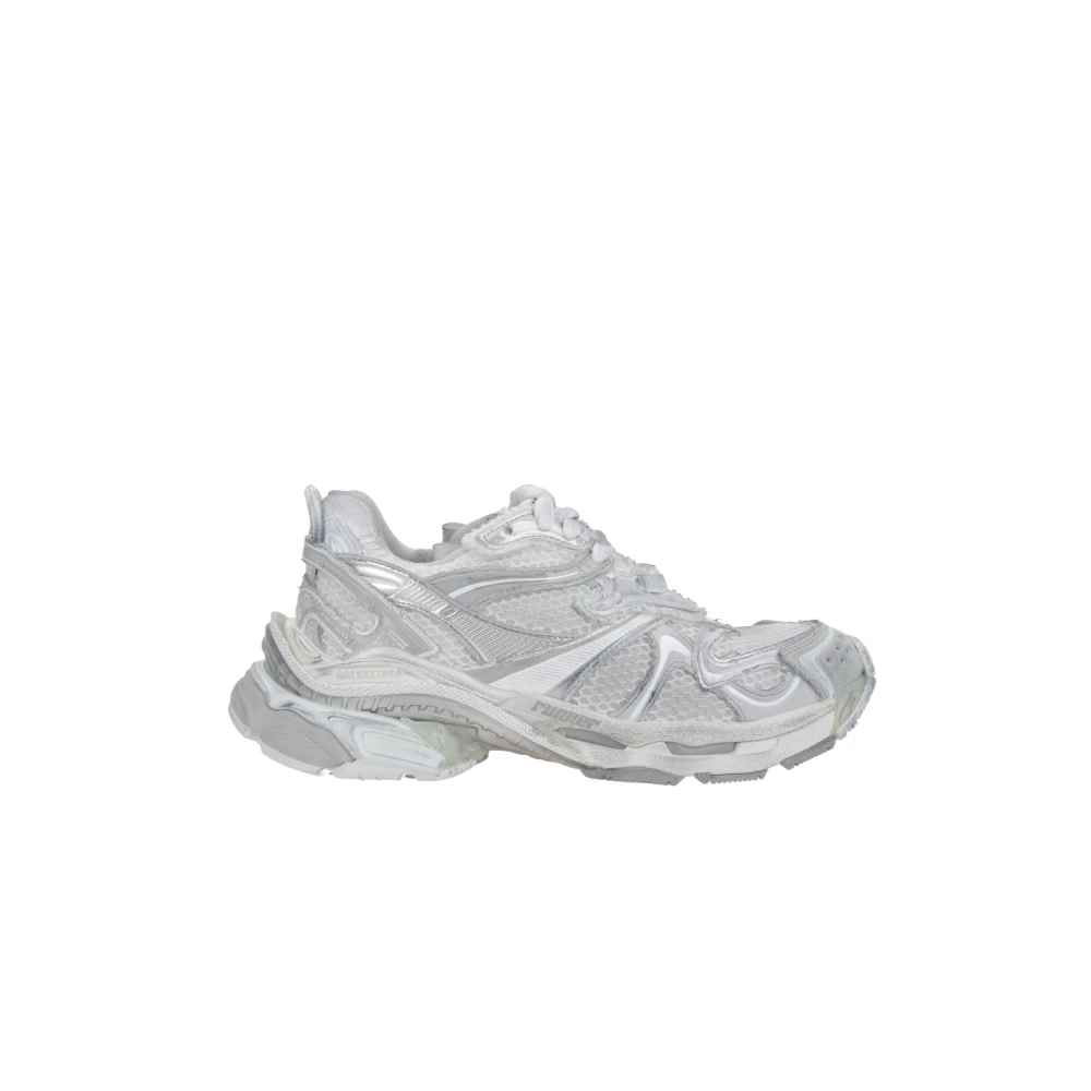 Balenciaga Reflecterende lage sneakers Gray Dames