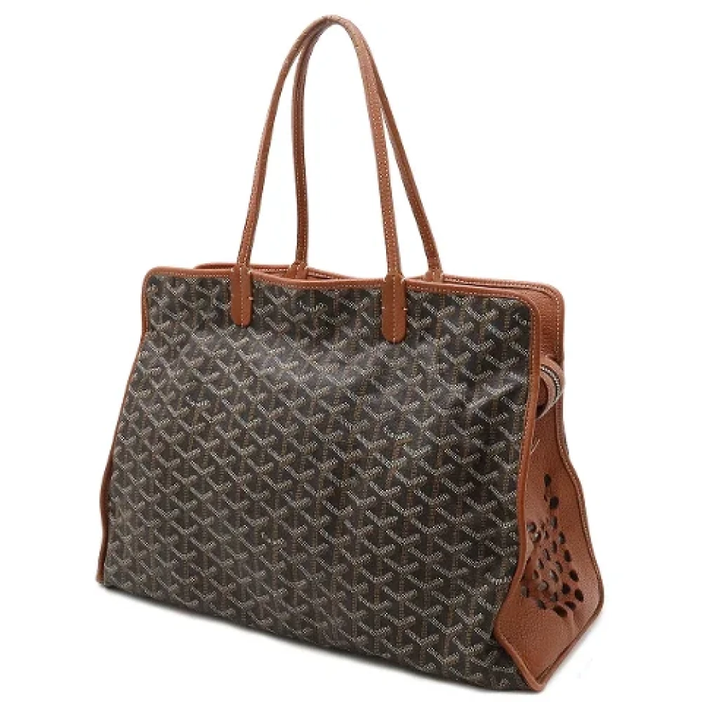 Goyard Vintage Pre-owned Canvas totes Black Dames