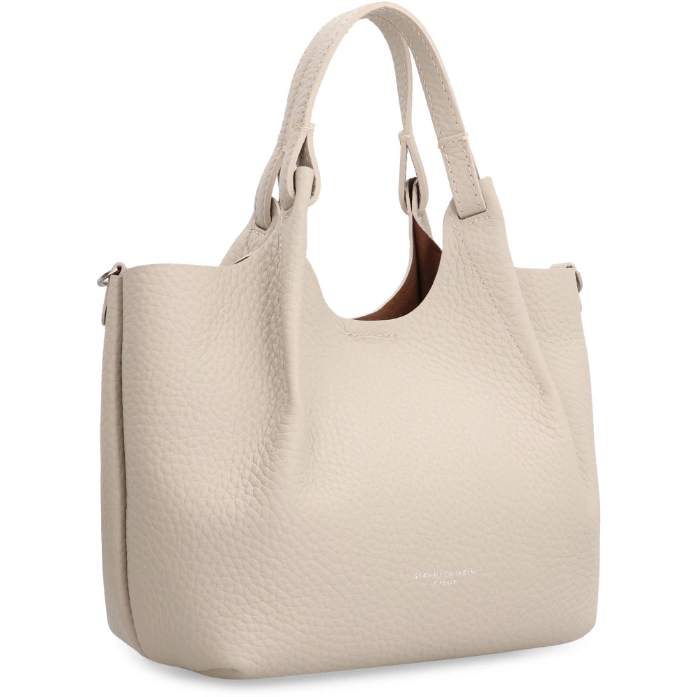 Gianni Chiarini Leren Handtas met Afneembare Clutch Gray Dames