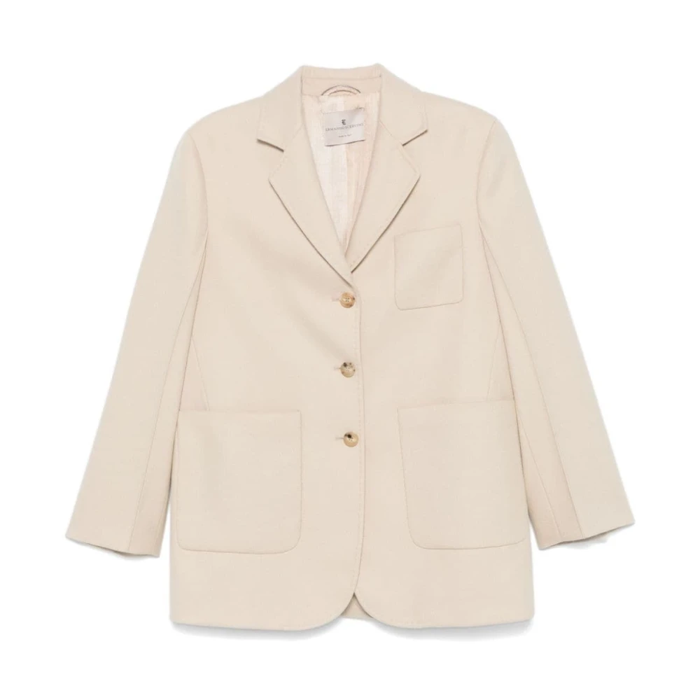 Ermanno Scervino Stijlvolle jas voor mannen Beige Dames