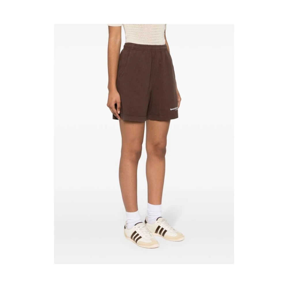 Sporty & Rich Training Shorts Brown Dames