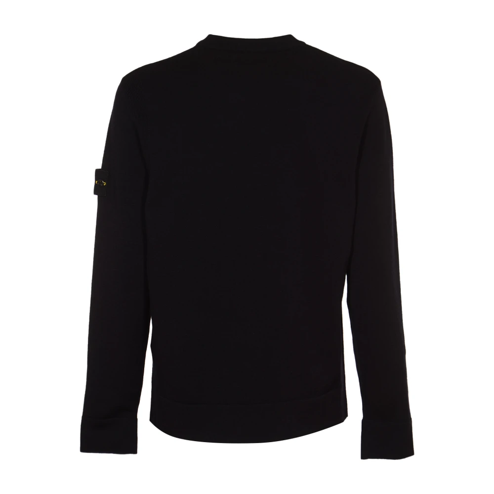 Stone Island Blauwe Sweaters Maglia RWS Blue Heren