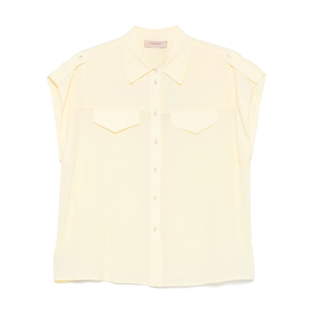 Twinset Roomwit Overhemden Set Beige Dames