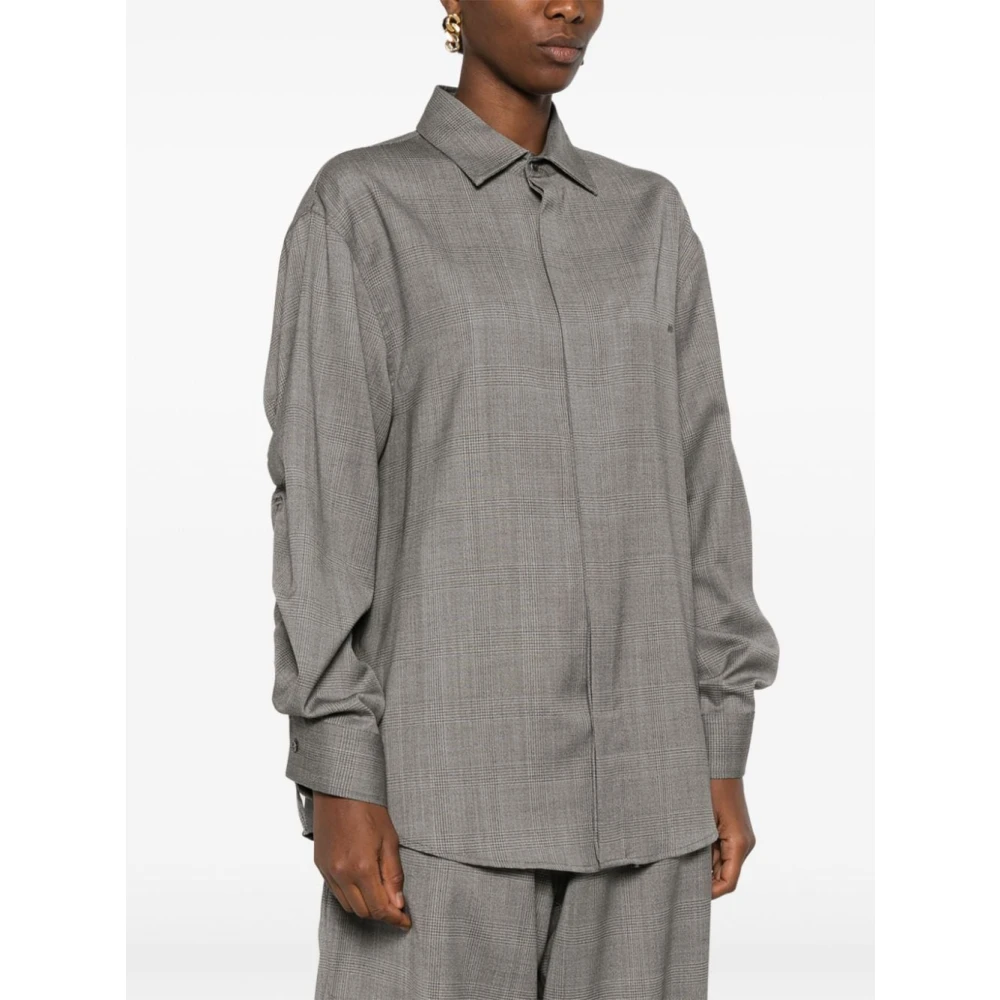Darkpark Luxe Wol Shirt Keanu Gray Dames