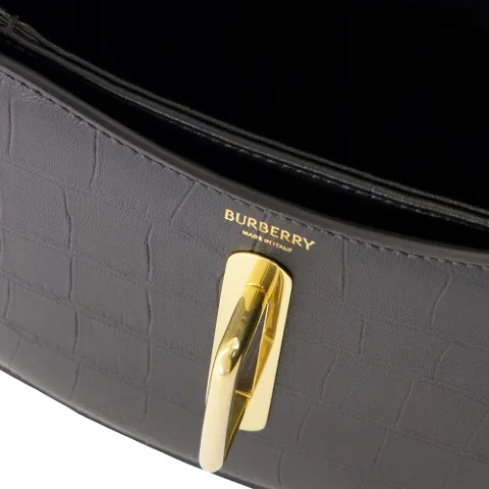 Burberry Leather handbags Black Dames