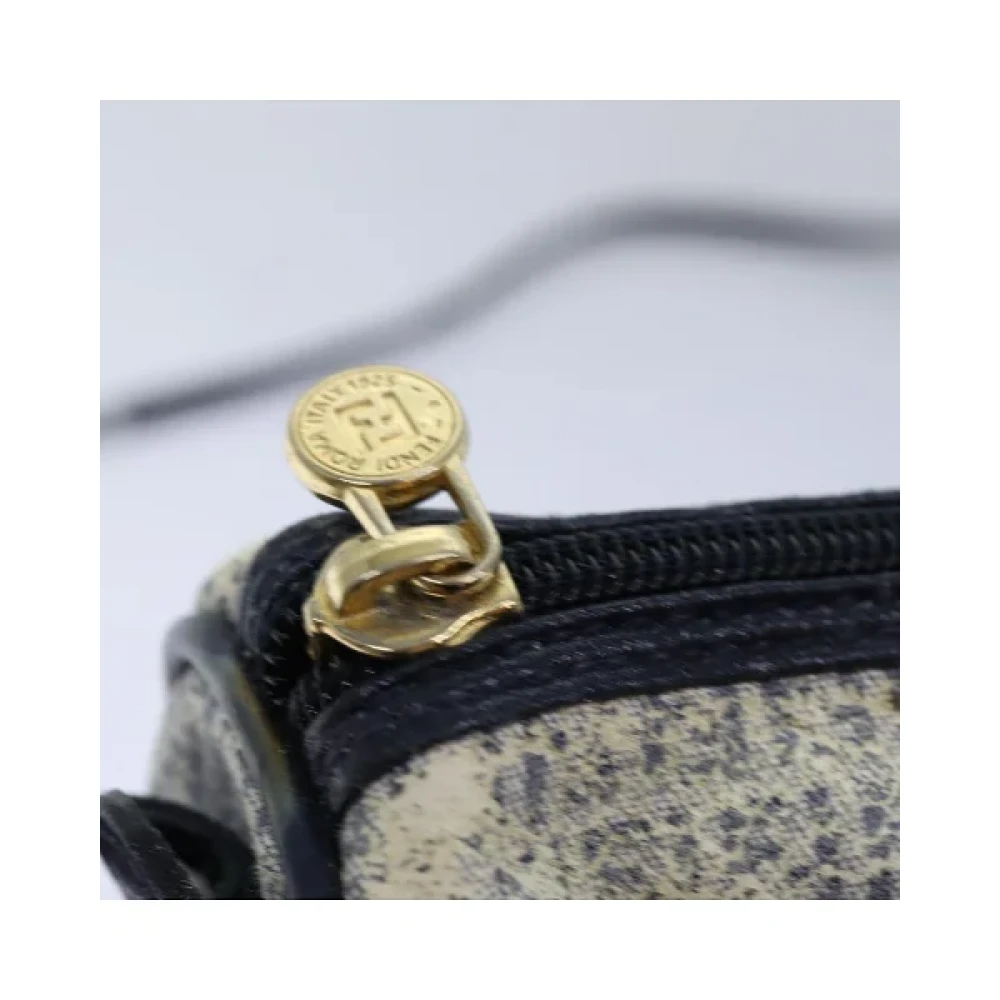 Fendi Vintage Pre-owned Canvas fendi-bags White Dames