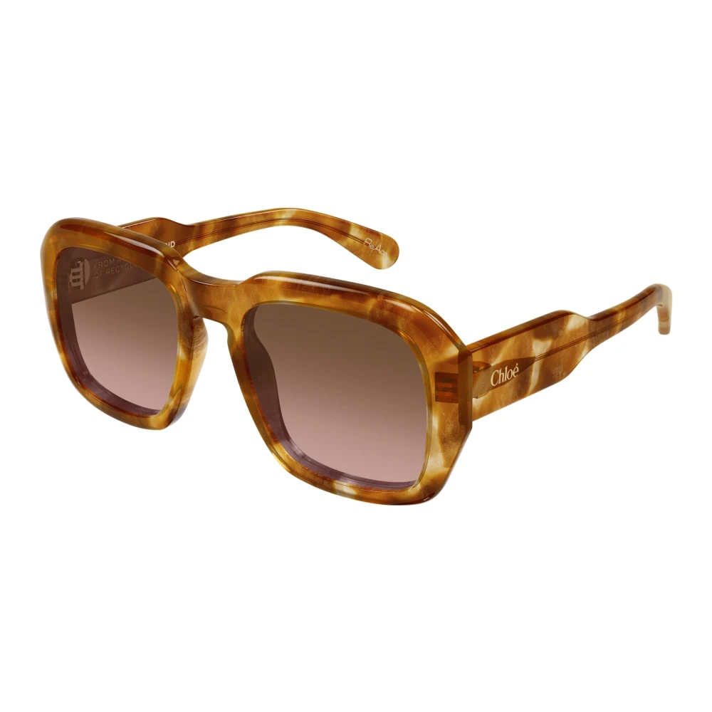 Chloé Women's Brown Sunglasses, 54 Mm, Round Frame Sunglasses