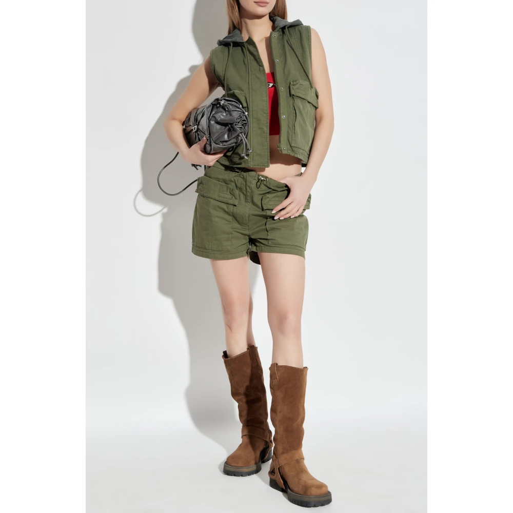 Diesel Shorts S-Enesis Green Dames