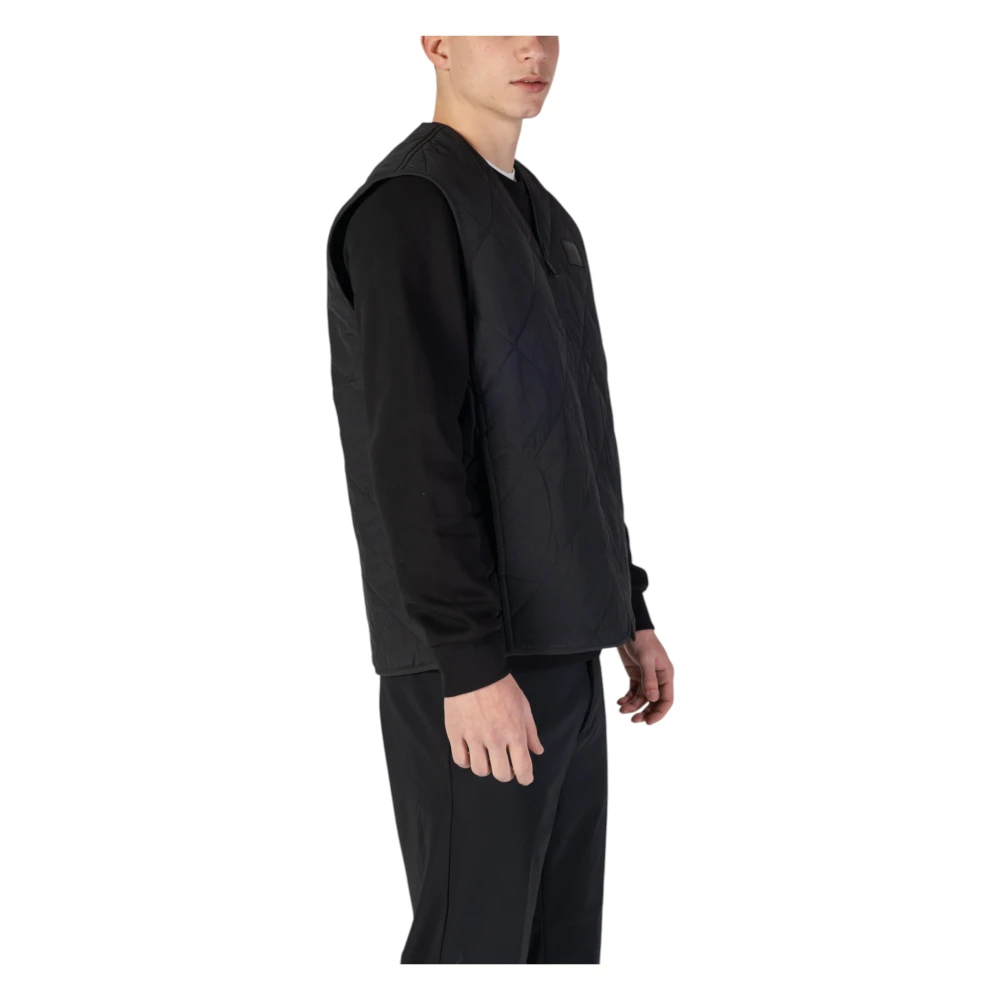 Calvin Klein Jeans Nylon Lente Zomer Heren Overhemd Collectie Black Heren