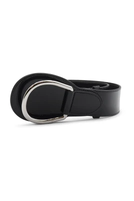 Lauren svart lackläderbä med ring - S, BLK