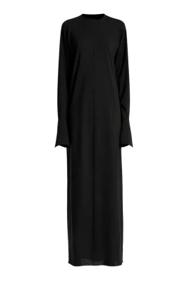 Light Jersey Cuff Long Sleeve Dress