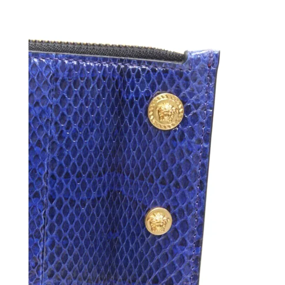 Versace Leather handbags Blue Dames