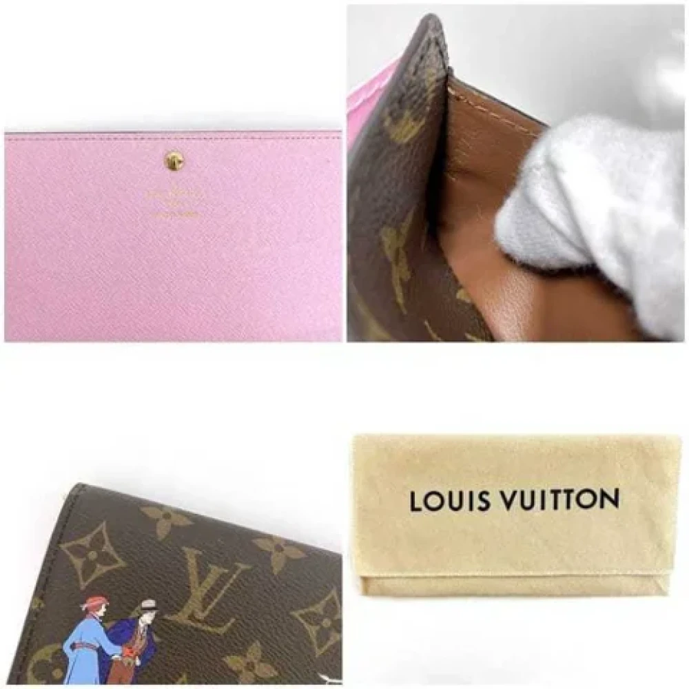 Louis Vuitton Vintage Pre-owned Canvas wallets Brown Dames